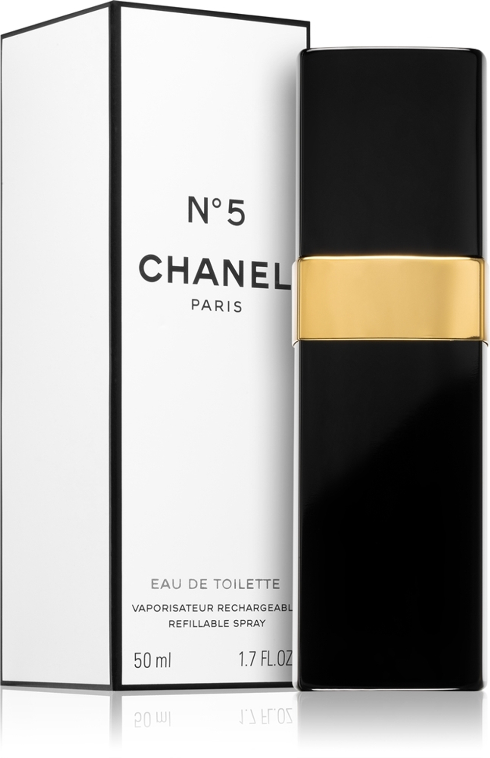 Chanel N5 Туалетная вода с многоразовым флаконом для женщин