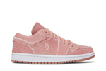Кроссовки Jordan Air Jordan 1 Low "Pink Velvet" (Женская размерная сетка)