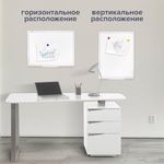 Доска магнитно-маркерная 45х60 см, ПВХ рамка, BRAUBERG "Standard", 237560