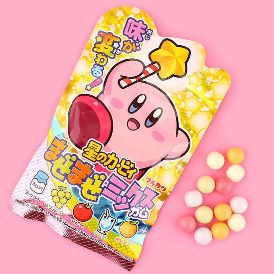 Жевательная резинка Marukawa Kirby Mix 5 вкусов, 47 г (Япония)