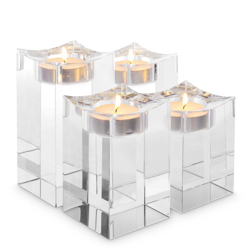 Подсвечник Tealight Holder Giancarlo L set of 4 арт.116516