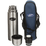 Термос нержавеющая сталь, 0.75 л, узкая горловина, Biostal, колба нержавеющая сталь, с чехлом, NВ-750В