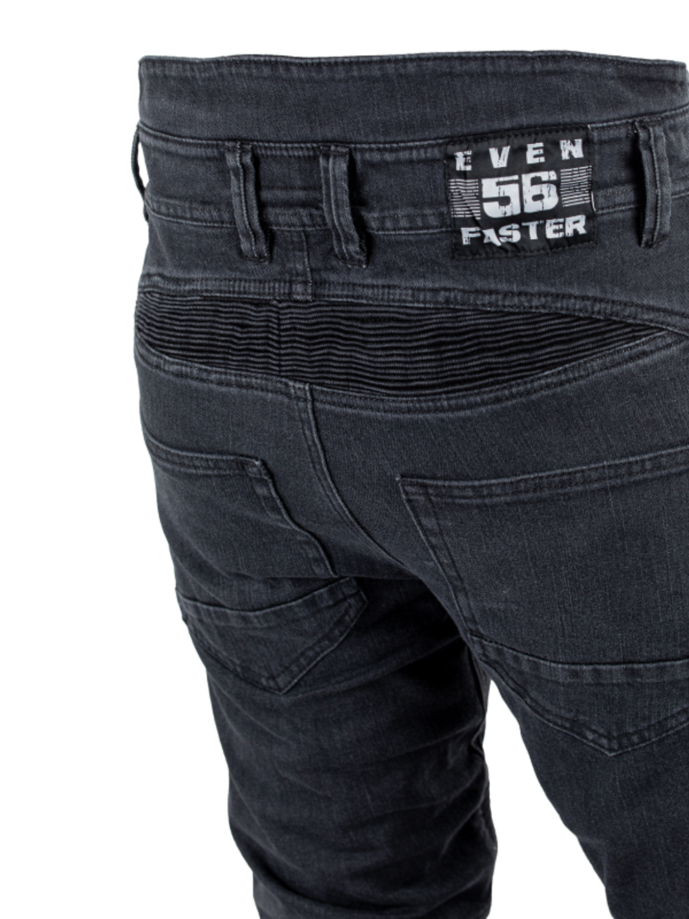 Мотоджинсы Starks SAVAGE 38 , муж., Slim fit, Cordura Denim стрейч, Чёрный, Rinsed wash