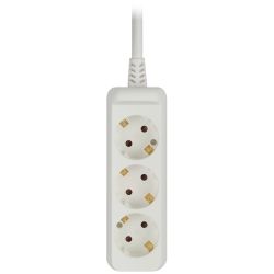 Удлинитель электрический ЭРА U-3e-10m-3x1 с заземлением 3 розетки 10м ПВС 3x1мм2 16А