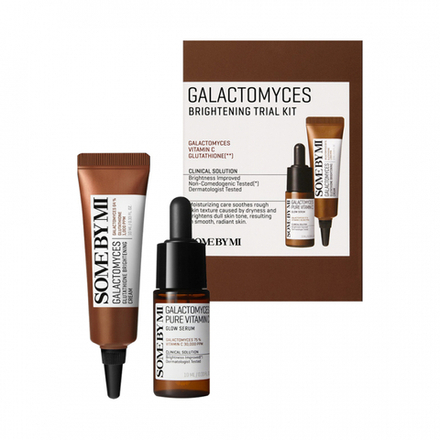 SOME BY MI GALACTOMYCES BRIGHTENING TRIAL KIT Набор: Сыворотка для лица, крем для лица 2*10мл