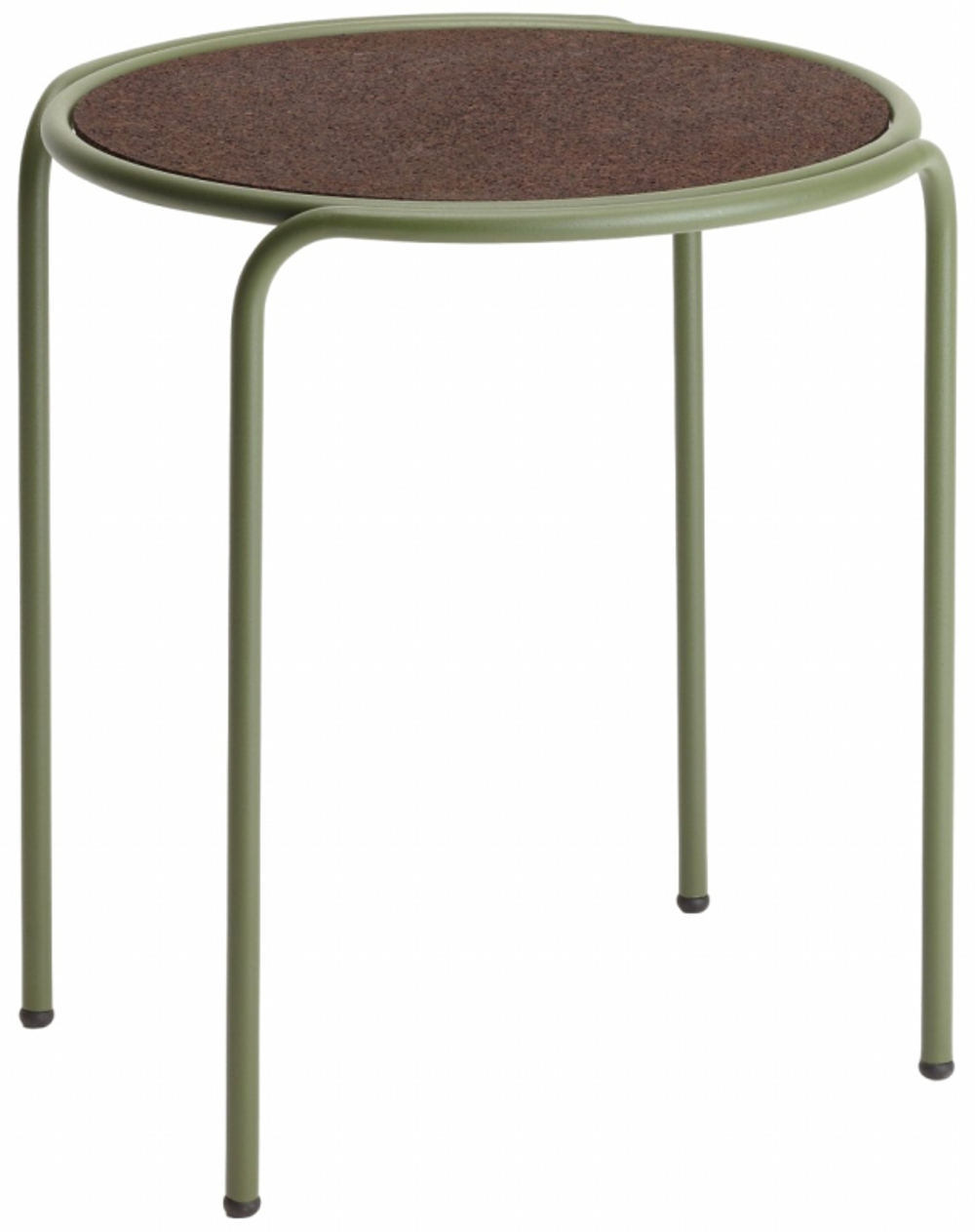 Столик кофейный металлический Scab Design Dress Code, оливковый, черный