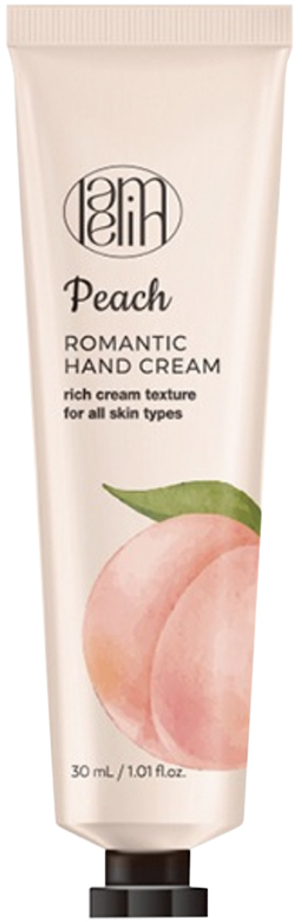 Крем для рук с персиком LAMELIN Romantic Hand Cream Peach 30 мл
