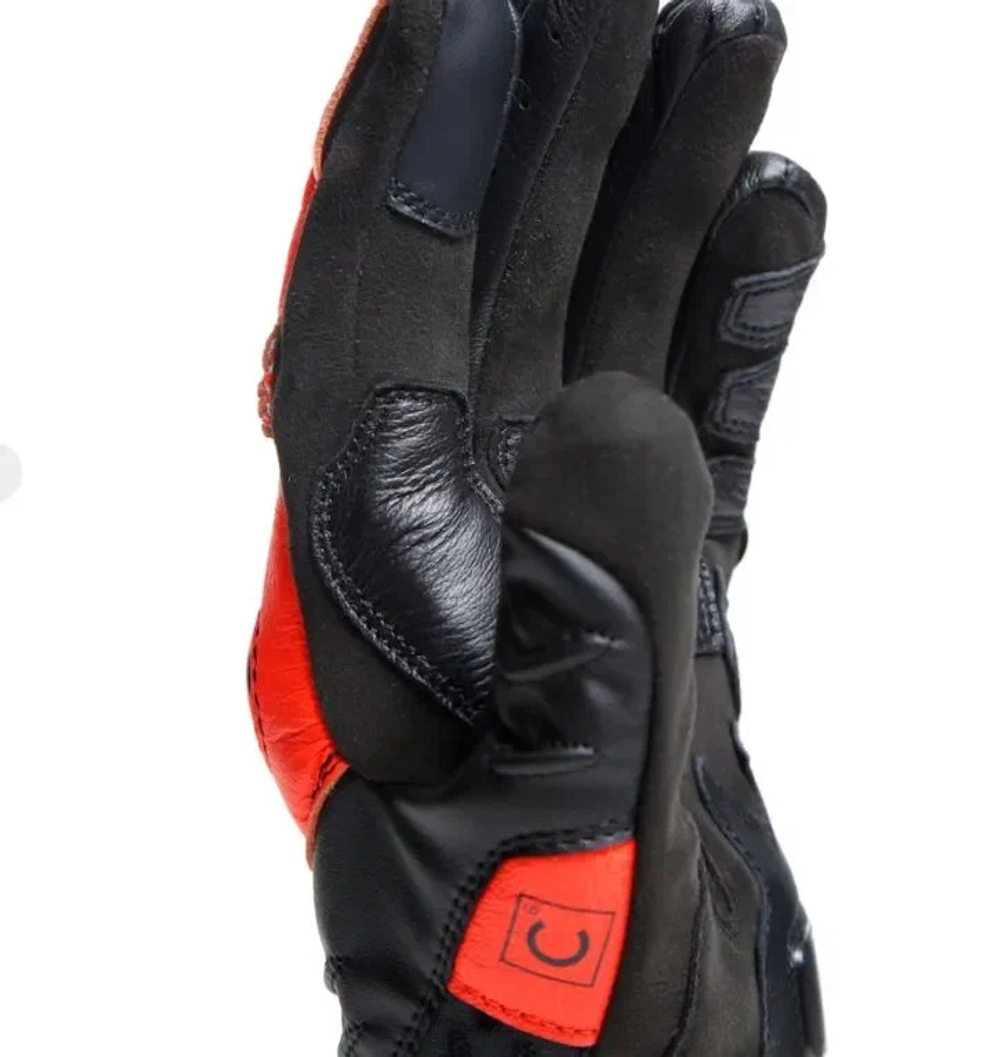Мотоперчатки Dainese "Carbon 4", кожаные, защита на костяшках и ладонях
