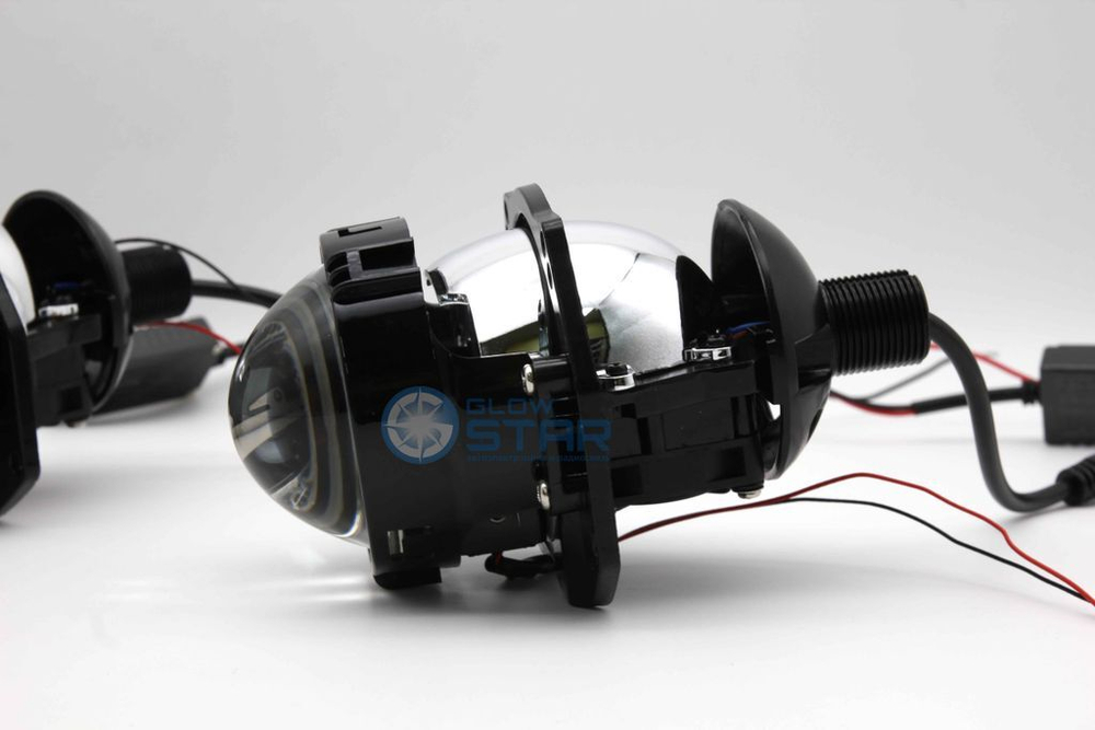 Светодиодные билед модули Aozoom A16 Bi-Led, 3.0 дюйма, крепление 3R и под гайку, драйвер внешний (комплект, 2шт)