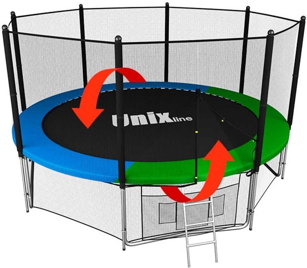 Батут UNIX Line Classic 14 ft (outside)