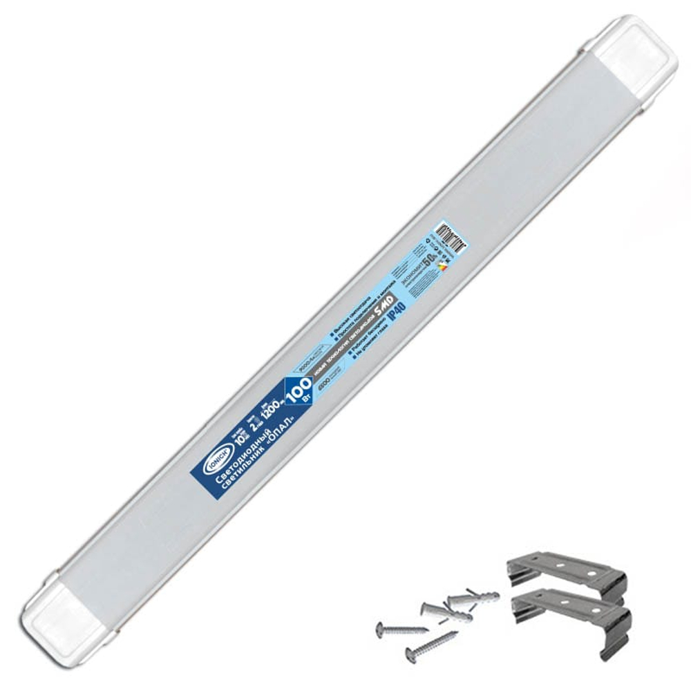 Светильник светодиодный IONICH ILED-ДПО 1200 Опал 100Вт 6500K 9000Лм IP40