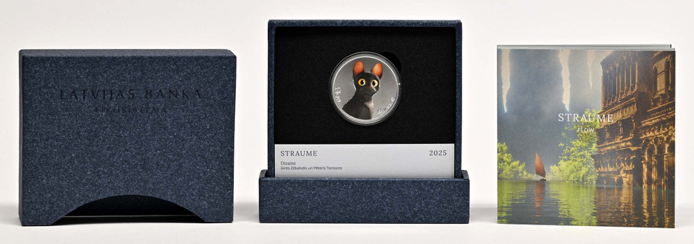 ЛАТВИЯ, 2025, 5 ЕВРО [СЕРЕБРО] [PROOF]