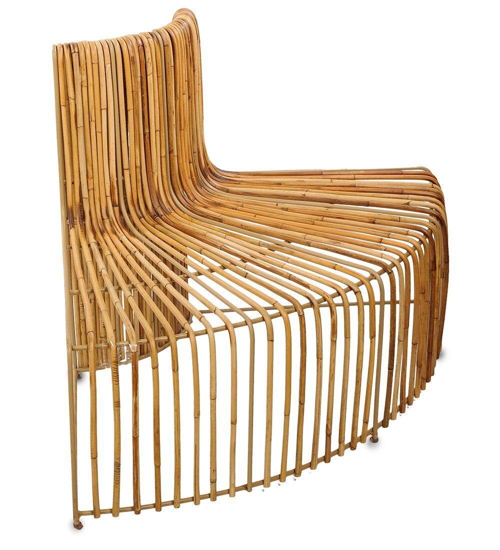 Finali   84 Декоративная скамья «Бамбук» со спинкой