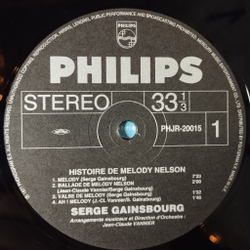 Винтажная виниловая пластинка LP Serge Gainsbourg Серж Генсбур Histoire De Melody Nelson (Japan 1998) (No Obi)
