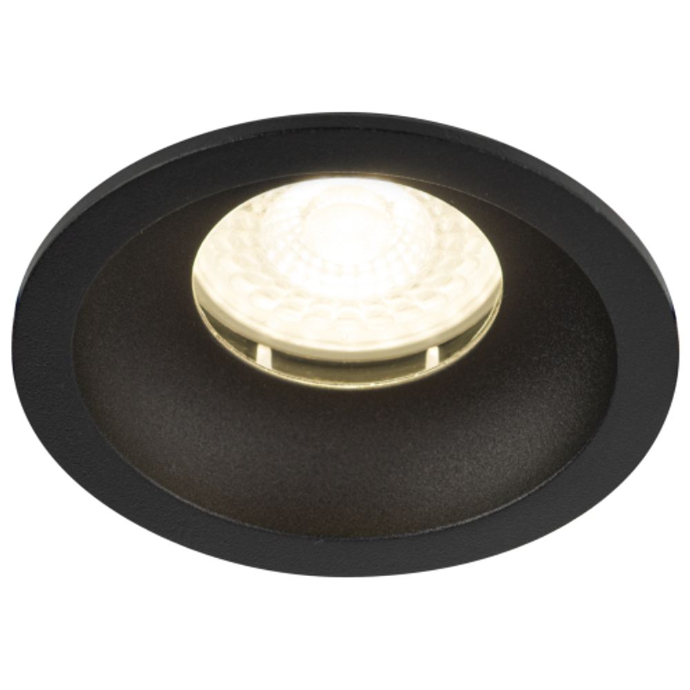 Встраиваемый светильник влагозащищенный ЭРА WR4 SBK MR16/GU5.3 IP44 черный матовый