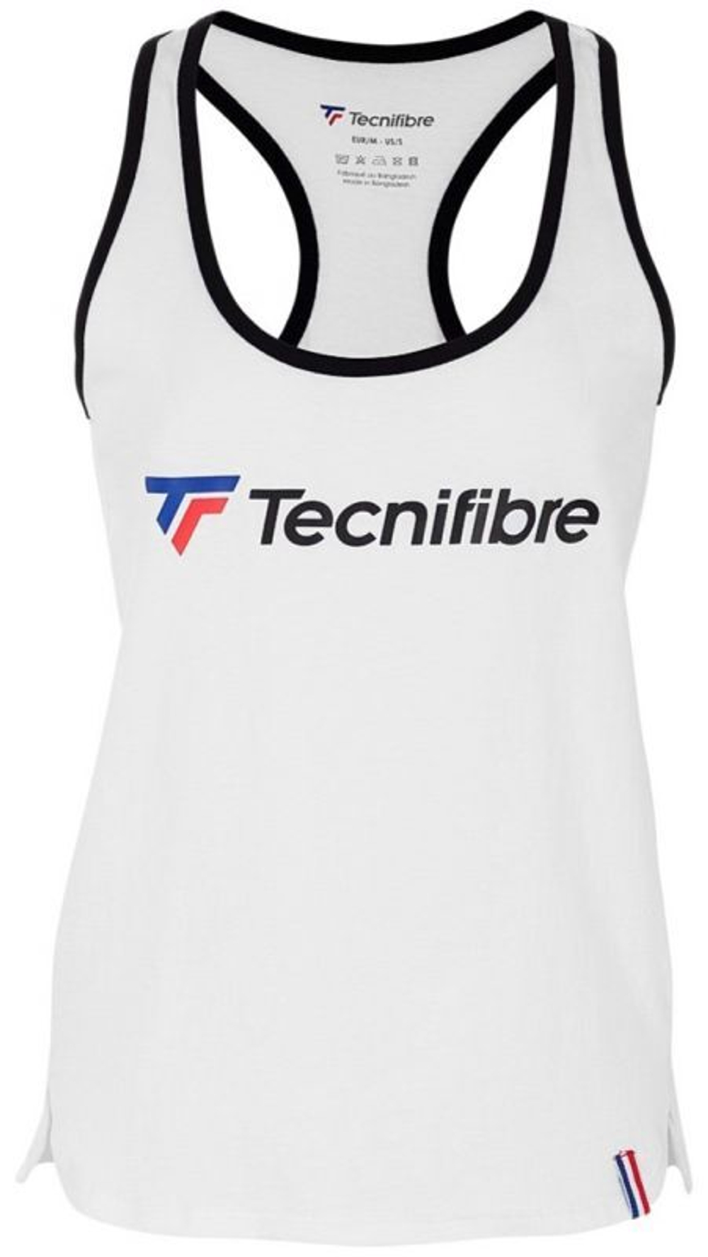 Женский топ теннисный Tecnifibre Lady Cotton Top - white
