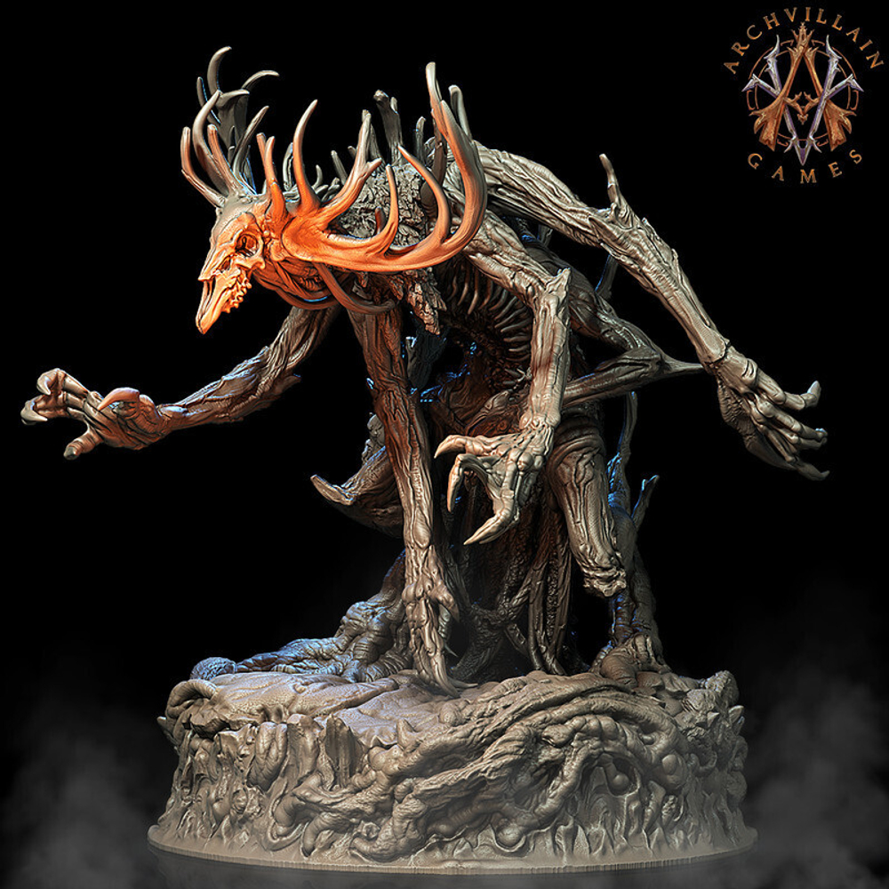 Вендиго Монстр Существо Чудовище Леший миниатюра для dnd, днд, pathfinder, фентези, Настольная игра, НРИ, Варгейм, РПГ