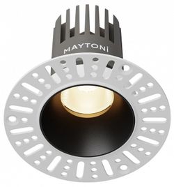Встраиваемый светильник Maytoni  DL119-10W-3K-TRS-B