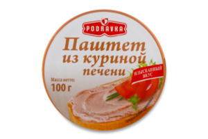 ПАШТЕТ PODRAVKA ИЗ КУРИНОЙ ПЕЧЕНИ 100ГР
