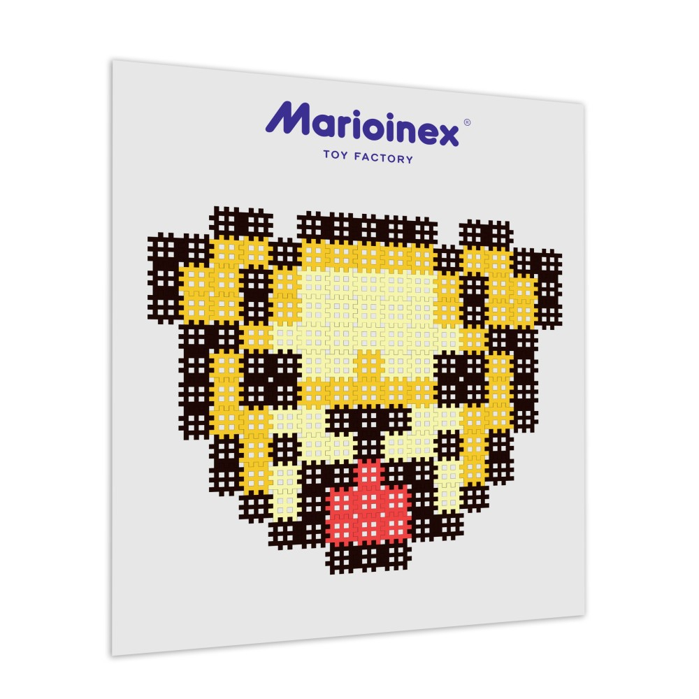 Marioinex - Микро кирпичи Вафельные 817 шт. + карточки 903025