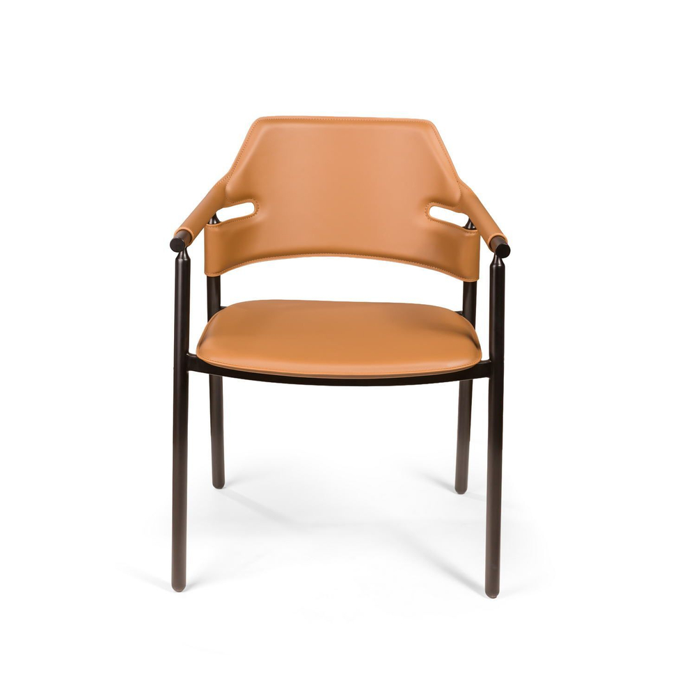 Стул с подлокотниками Suite, коричневый