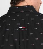 рубашка essential dobby Tommy Jeans - черный(DM0DM15111)