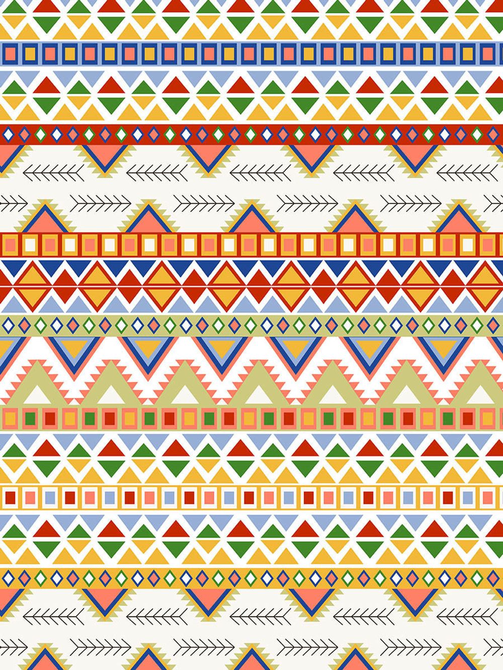 Постельное белье Сказка "Эскимосики/Орнамент" 2-спальный Наволочка 50х70 см 2 шт Простынь на резинке 160х200 см Пододеяльник 175х215 см, перкаль