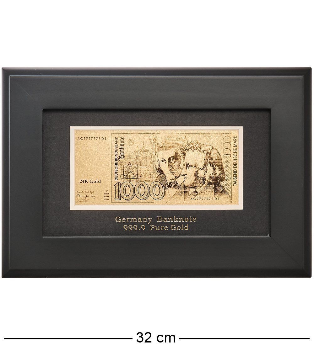 Gold Leaf HB-057 Панно «Банкнота 1 000 DEM (марка) Германия»