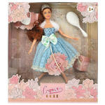 Кукла модель София gold 29см. руки и ноги сгиб, с аксесс, коробка SG-05-KB (Карапуз)