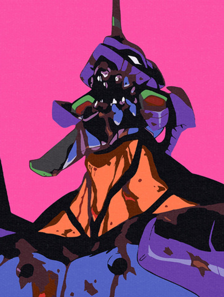 Картина по номерам Евангелион Ева