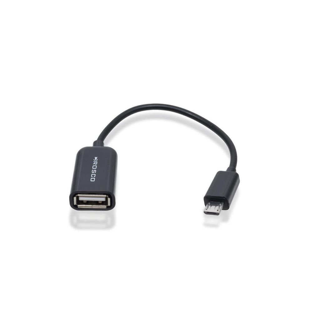 Адаптер-переходник ROSCO Micro-USB to Type-C оптом (арт. ADPT-TYPE-C-MUSB-BLACK)