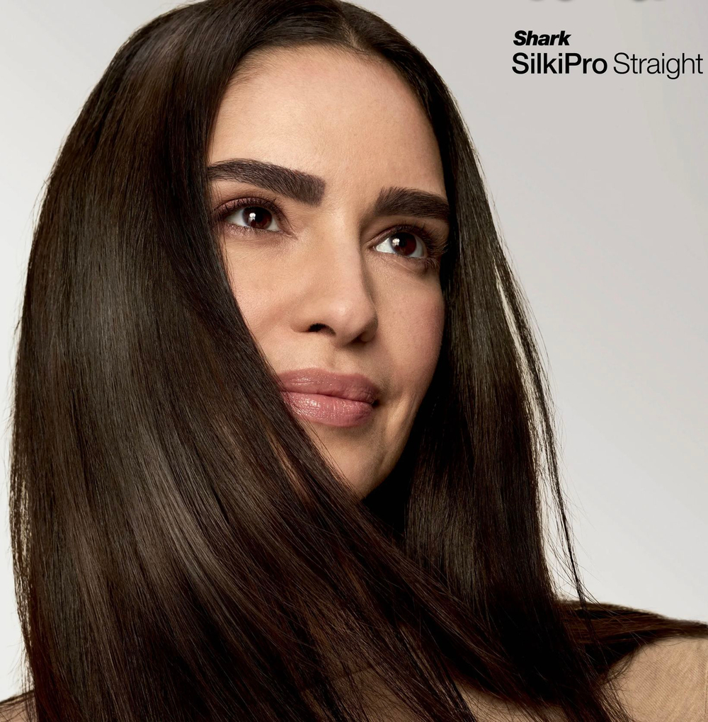 Shark SilkiPro Straight HT401UKPU выпрямитель для волос, фен-стайлер 2-в-1 Wet-to-Dry, профессиональный прибор для укладки волос, керамический выпрямитель