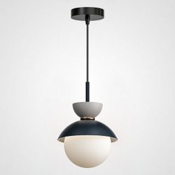 Подвесной Светильник Pompon Белый - Черный By Imperiumloft