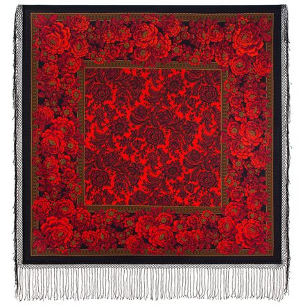 Павловопосадский платок Зрелый возраст 1977-18