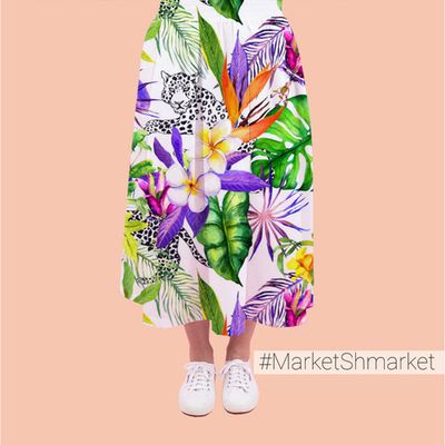 Юбка с принтом 