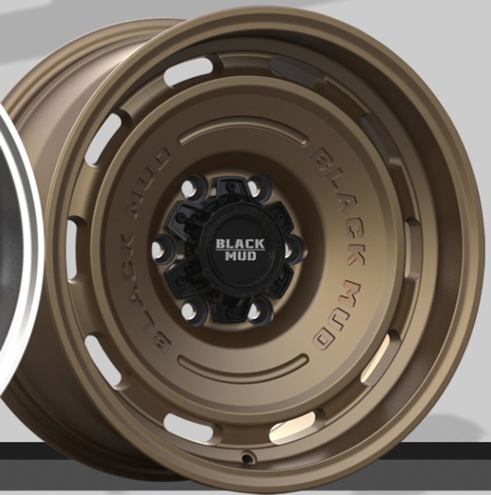 Диск колесный, кованый RT560 R17 8,0 ЕТ0 Black Mud Wheels Matte Bronze