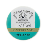 Гель для наращивания ногтей камуфляж, Global Fashion Tea Rose 15 г.