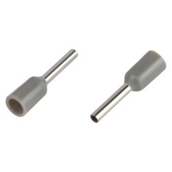 Наконечник-гильза ЭРА NO-225-60 НШвИ 0,75-8 с изолированным фланцем (упаковка 500 шт.)