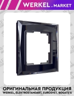 Рамка на 1 пост Diamant (черный) W0011208
