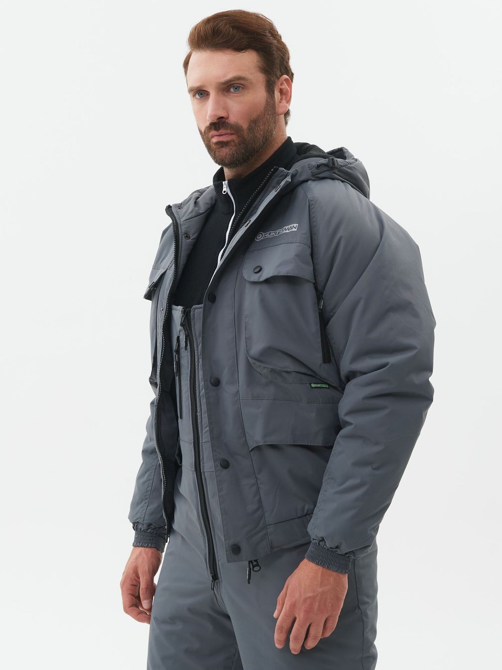 Костюм демисезонный Таймень ткань Breathable цвет Серый