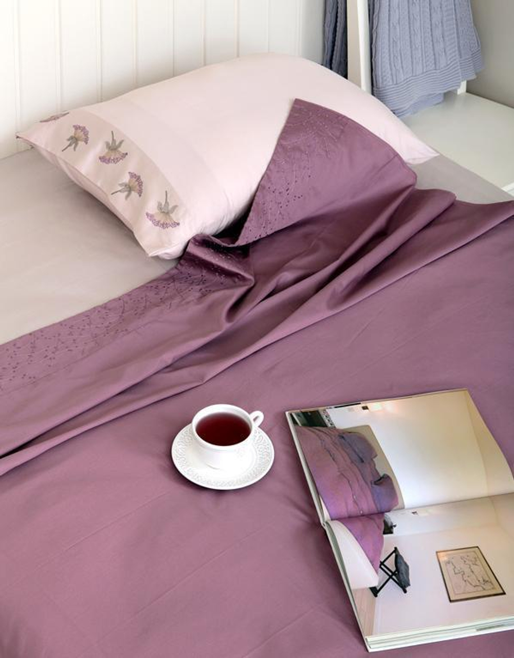 Простыня для укрывания 200х220 Bovi Gardenia жемчужно-розовая Португалия