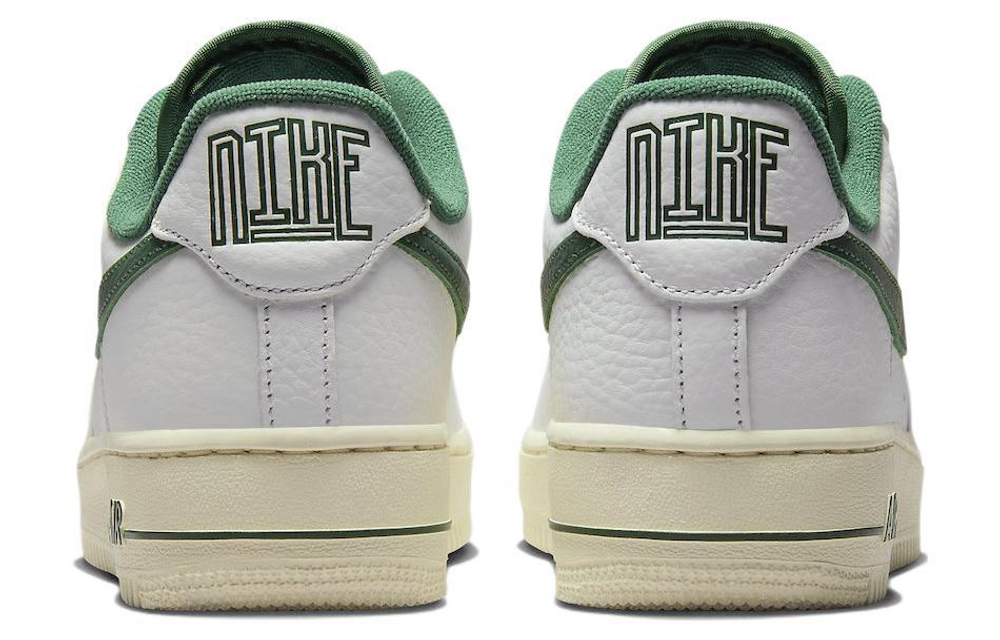 Кроссовки Nike Air Force 1 Low "Summit White And Gorge Green" (Женская размерная сетка)