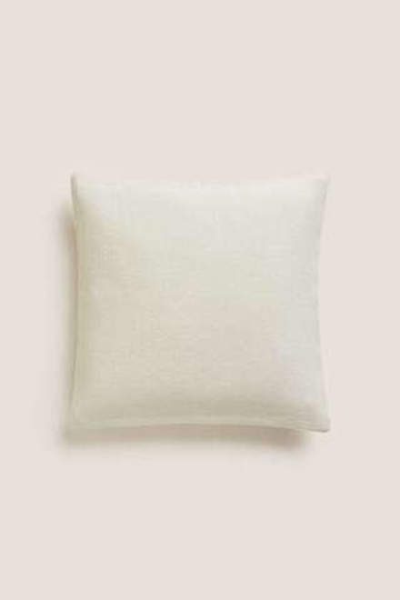 ZARA HOME ОДНОТОННЫЙ ЧЕХОЛ НА ПОДУШКУ, ЭКРЮ