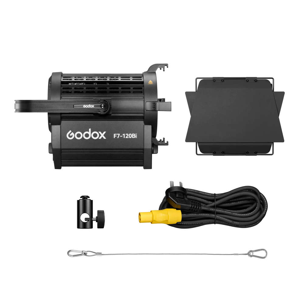 Осветитель Godox F7-120Bi K2 с линзой Френеля, 3200-5600K, 120 Вт