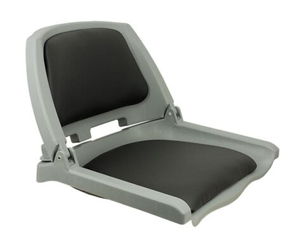 Кресло складное мягкое TRAVELER, цвет серый/черный