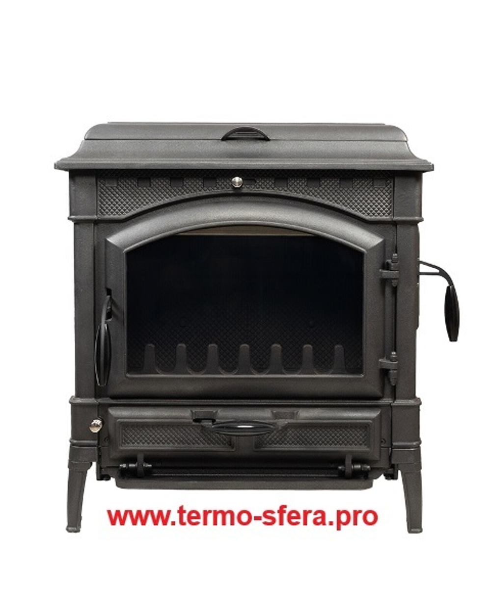 Чугунная печь камин Jazz II 12 кВт