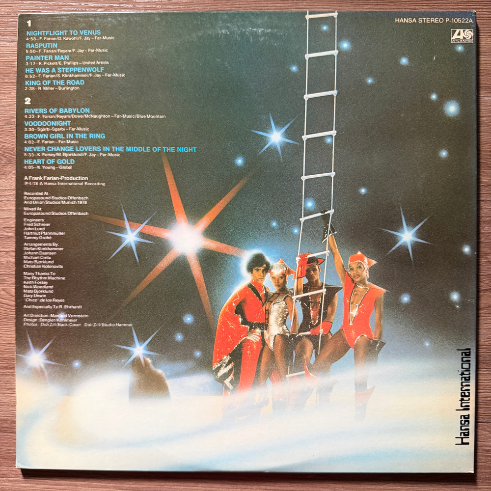 Boney M. – Nightflight To Venu (Япония 1978г.) Т