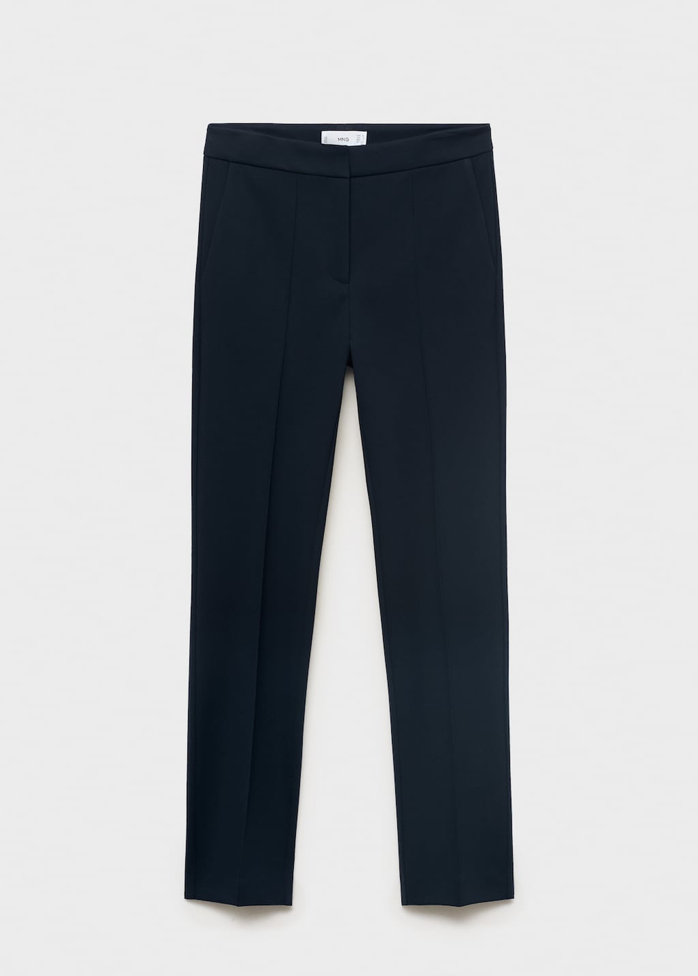 Прямые брюки с посадкой на талии