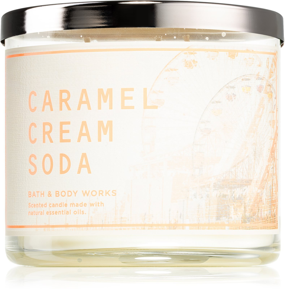 Bath & Body Works Caramel Cream Soda - ароматическая свеча /   411  g  / GTIN 667556688412