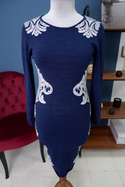 Платье с принтом 44 размер